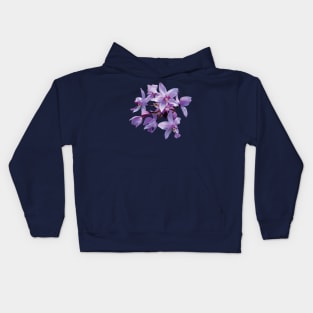 Purple Orchids with Dew Kids Hoodie